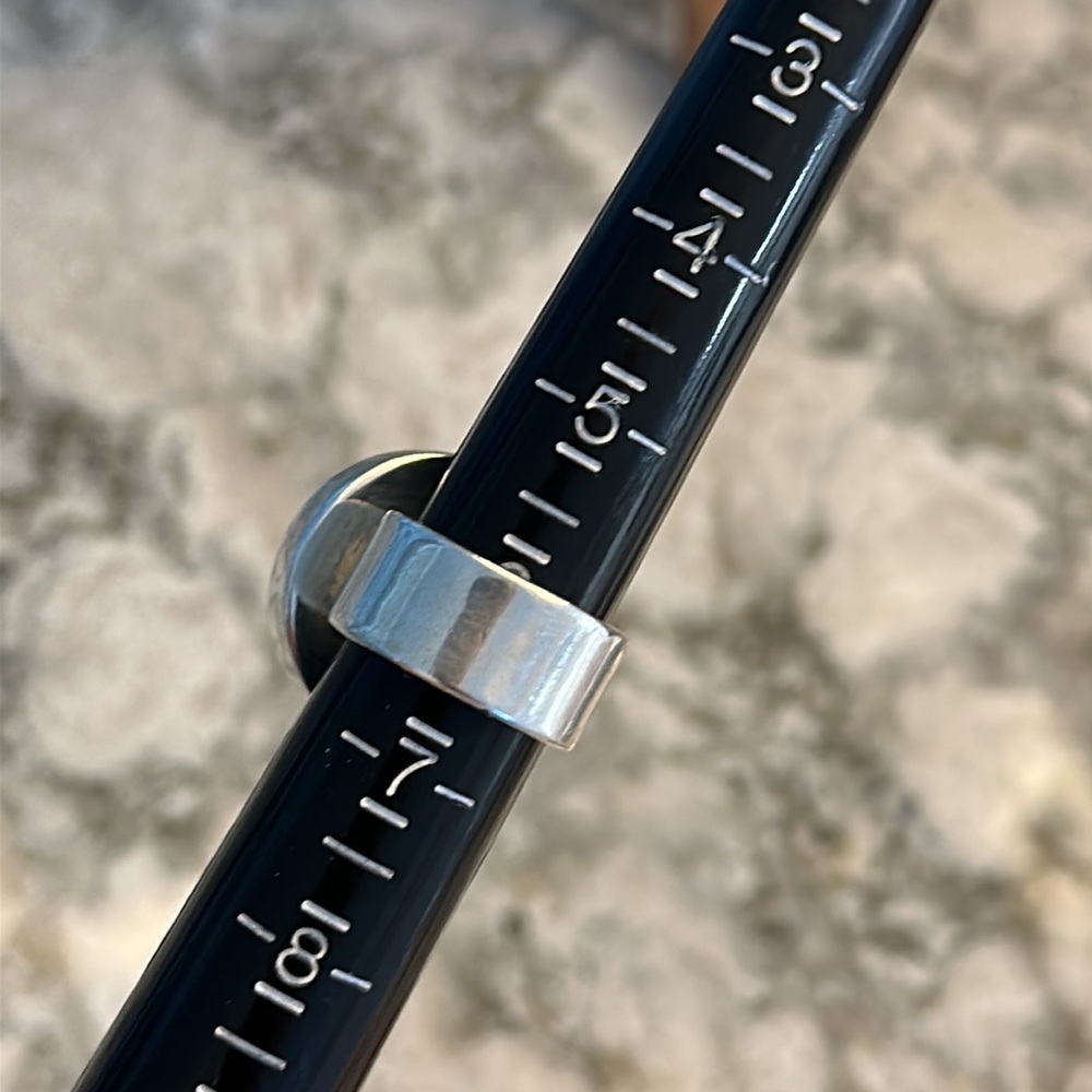 Sterling Silver Circle Ring - image 7